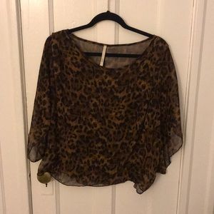 Cheetah blouse